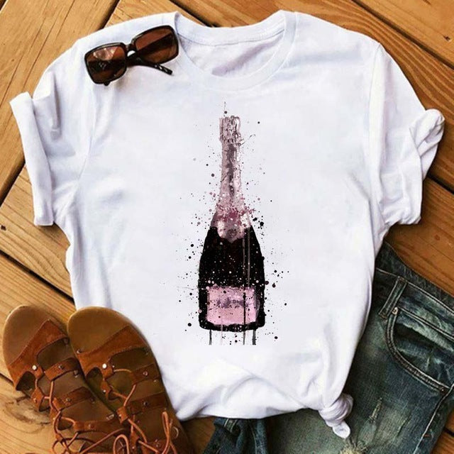 Lustiges Kawaii T-Shirt von Fudus mit roségoldfarbenem Aufdruck