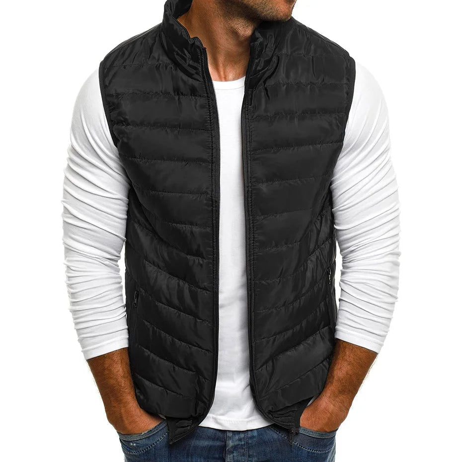 ModeGeist | Elegante gesteppte Weste für Herren