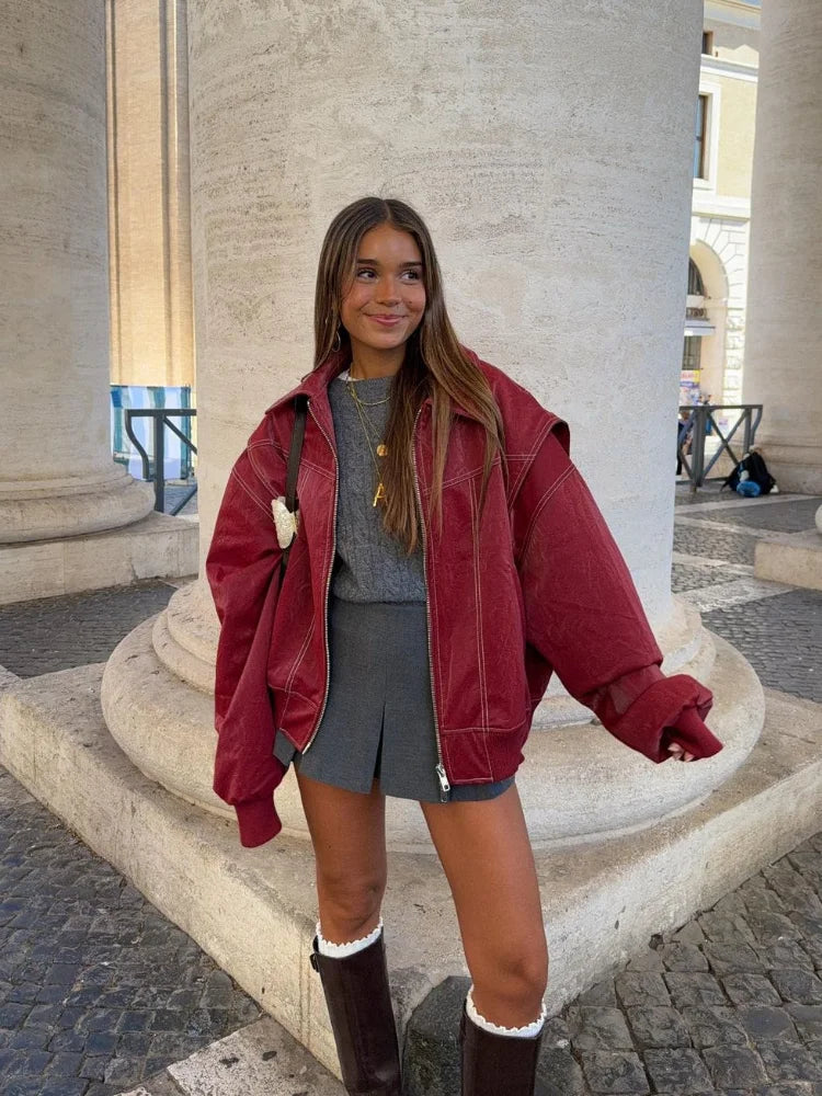 ModeGeist | Übergröße Zip Jacke