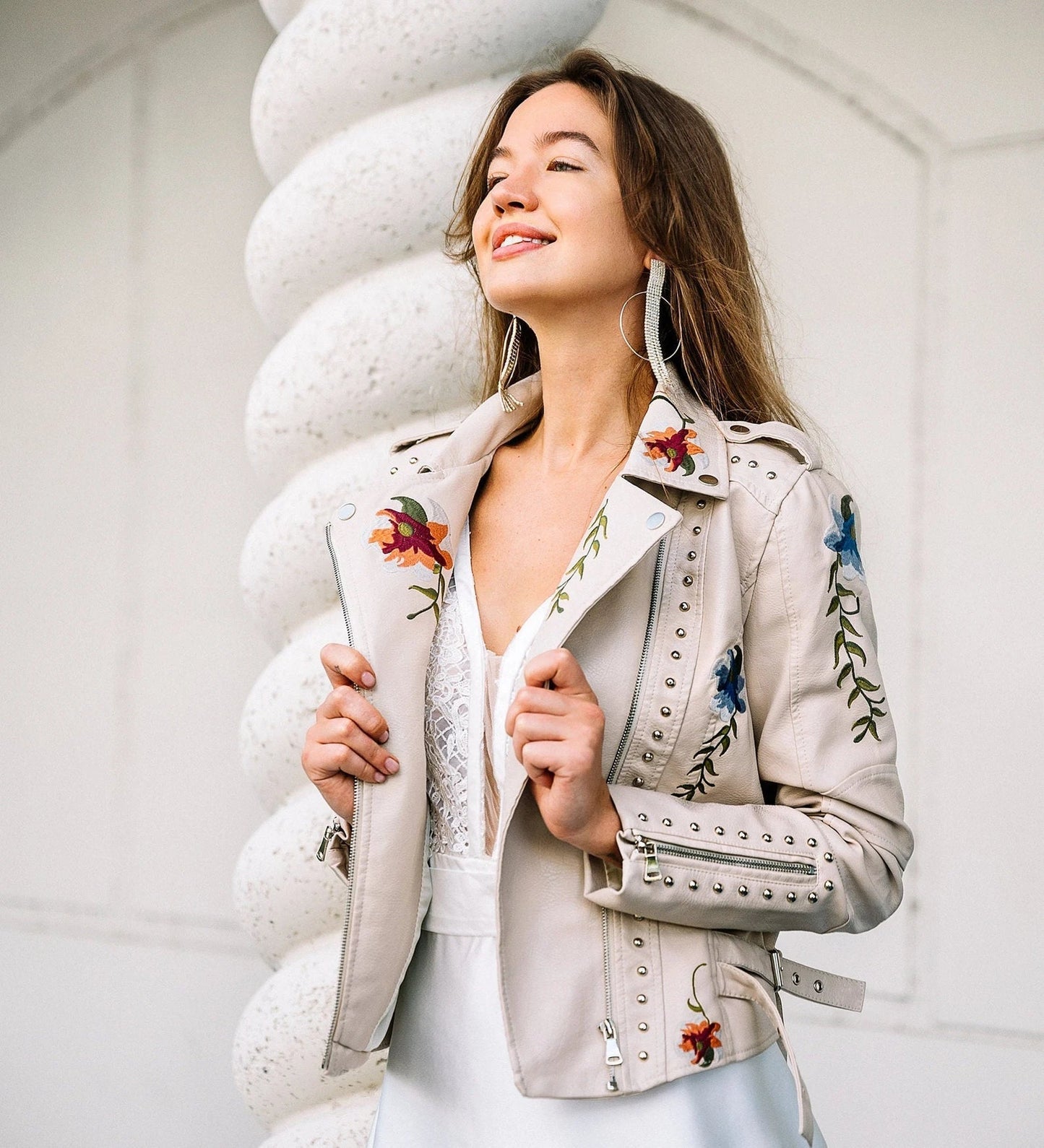 ModeGeist | Blümchen Damenjacke