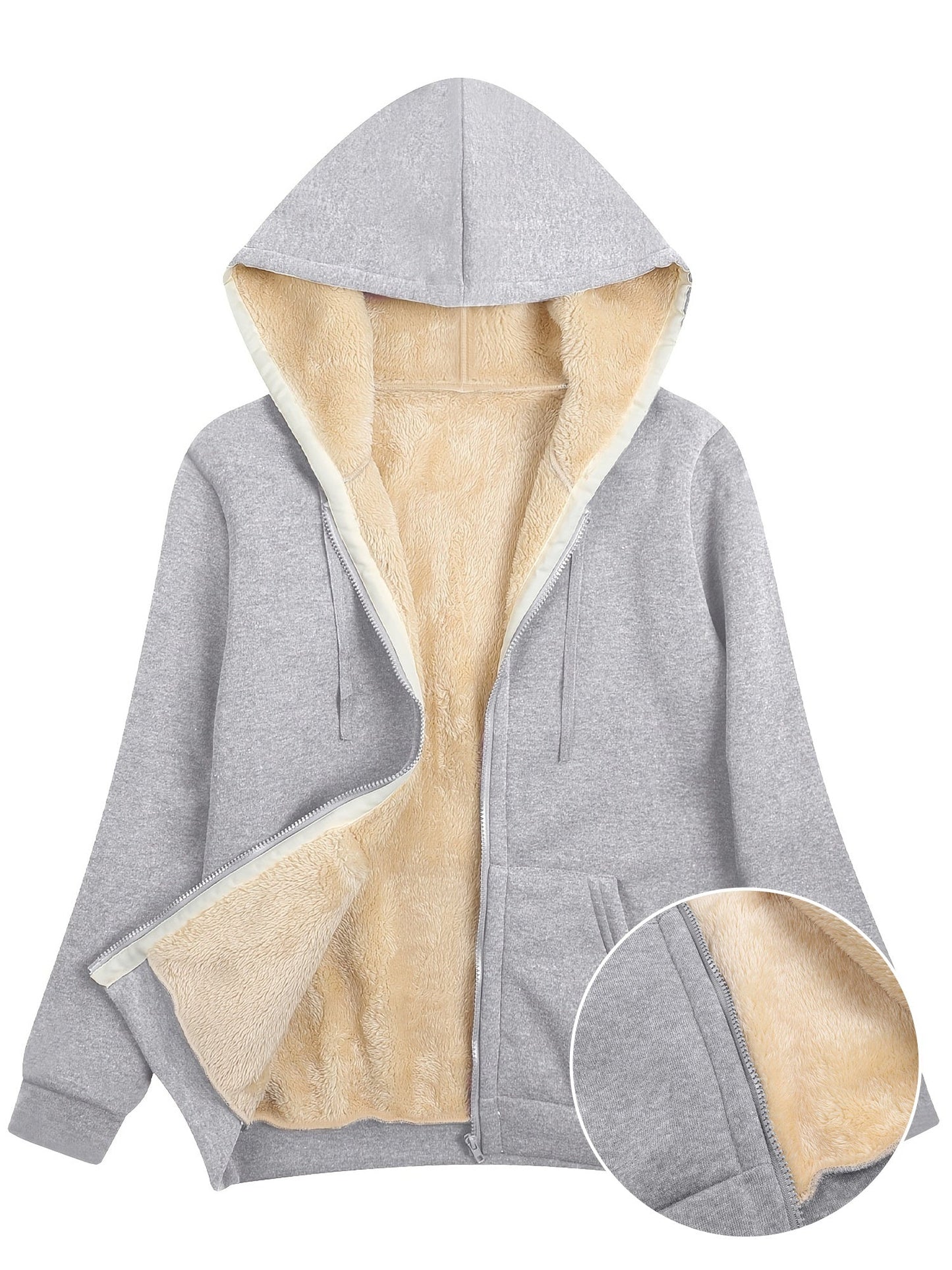 ModeGeist | Bequeme Damen Zip up Jacke