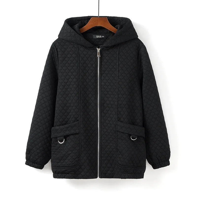 ModeGeist | Gepolsterte Steppjacke mit Kapuze
