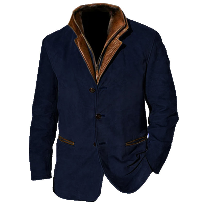 ModeGeist | Vintage Wildlederjacke für Herren