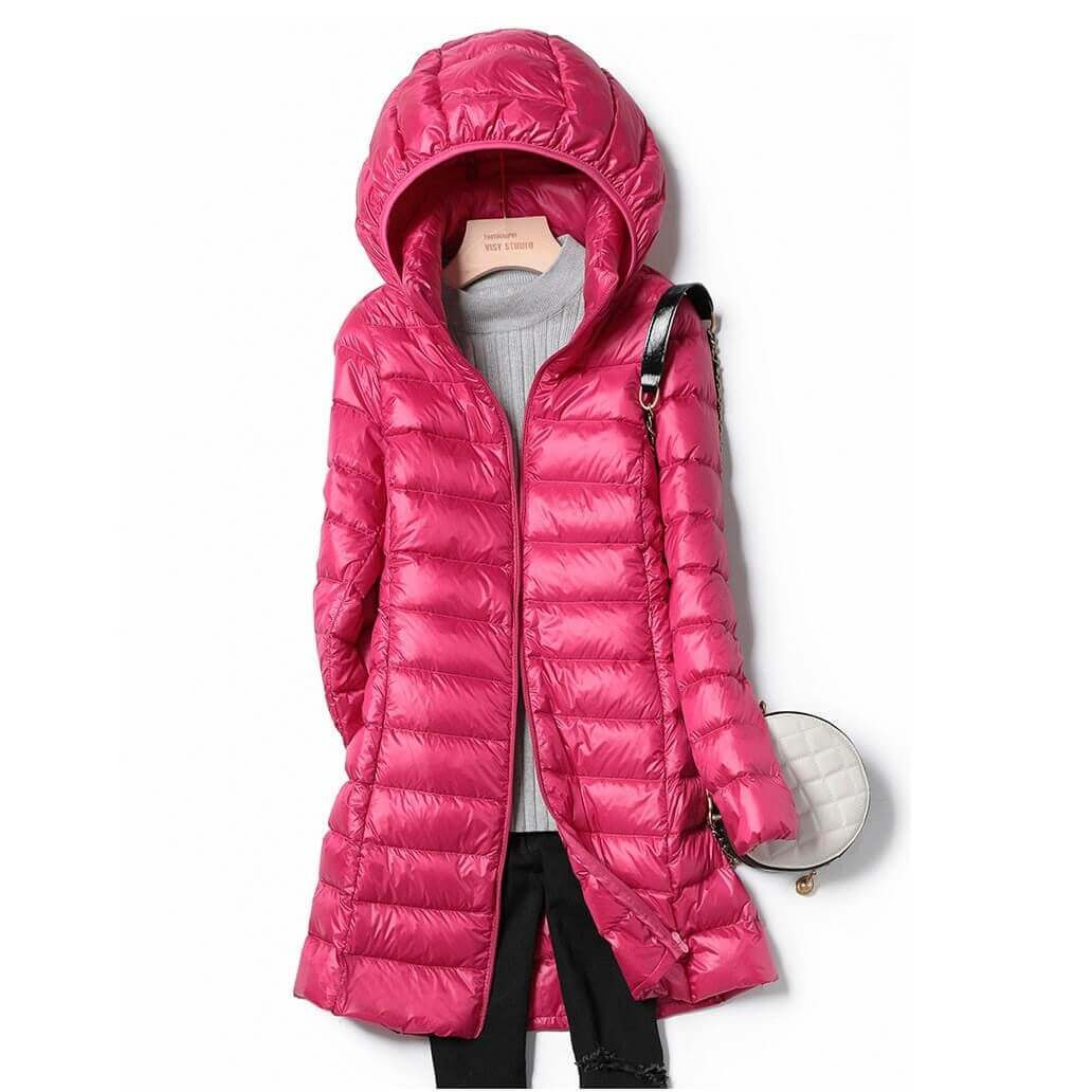 ModeGeist | Damen Ultraleichte Winter Freizeitjacke
