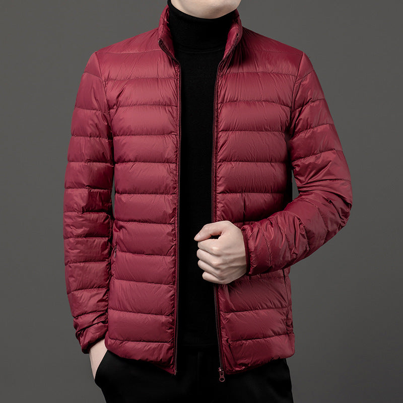 ModeGeist | Gep pufftes leichtgewicht Herrenjacke mit Reißverschluss