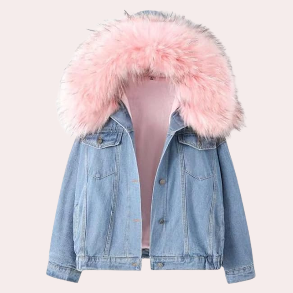 ModeGeist | Elegante Winter-Jeansjacke für Damen