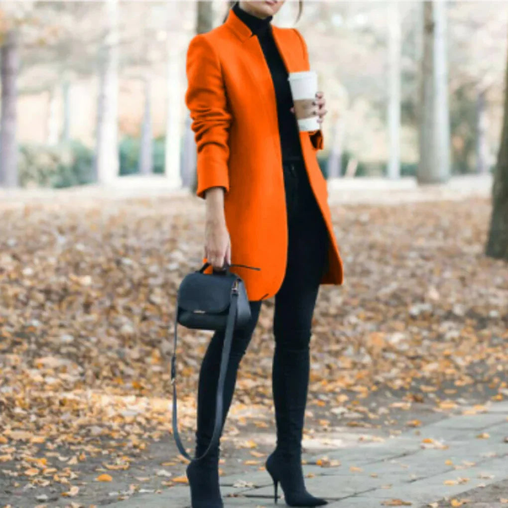 ModeGeist | Stehkragen Wintermantel – Elegante Überlage mit klassischer Wärme