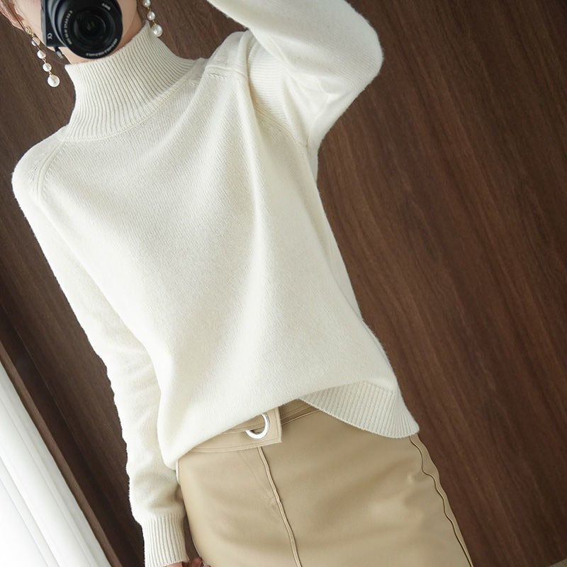 Damenpullover mit Rollkragen