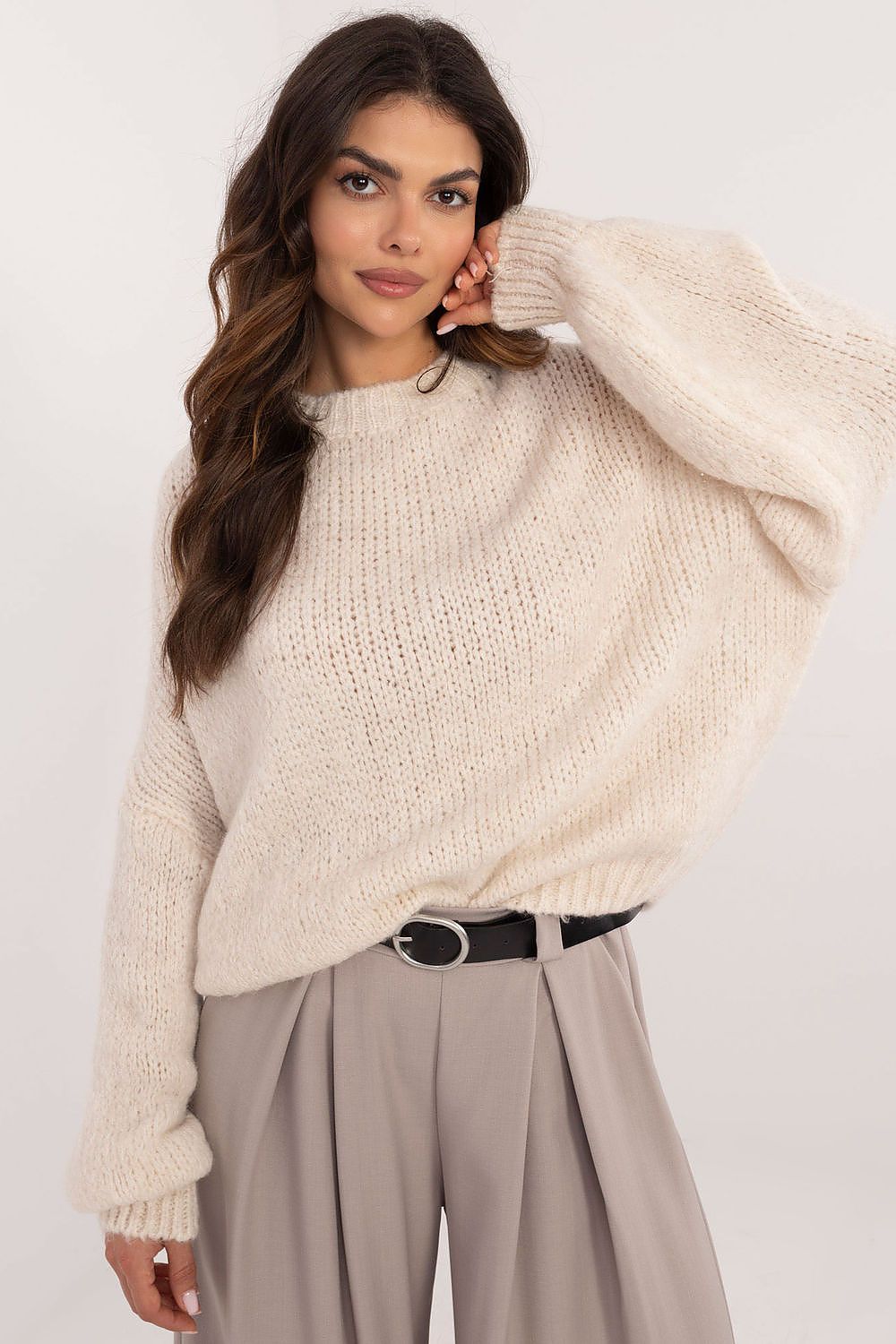 ModeGeist | Strickpullover mit Lockere Passform Weiches Strick Hygge und Komfort