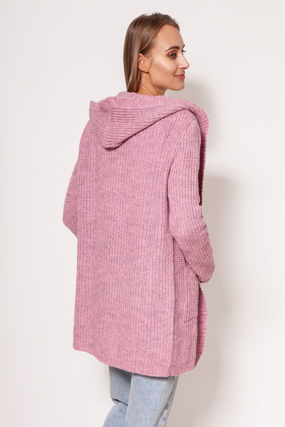 ModeGeist | Strickjacke mit Kapuze Soft und Warm Lässiger Look