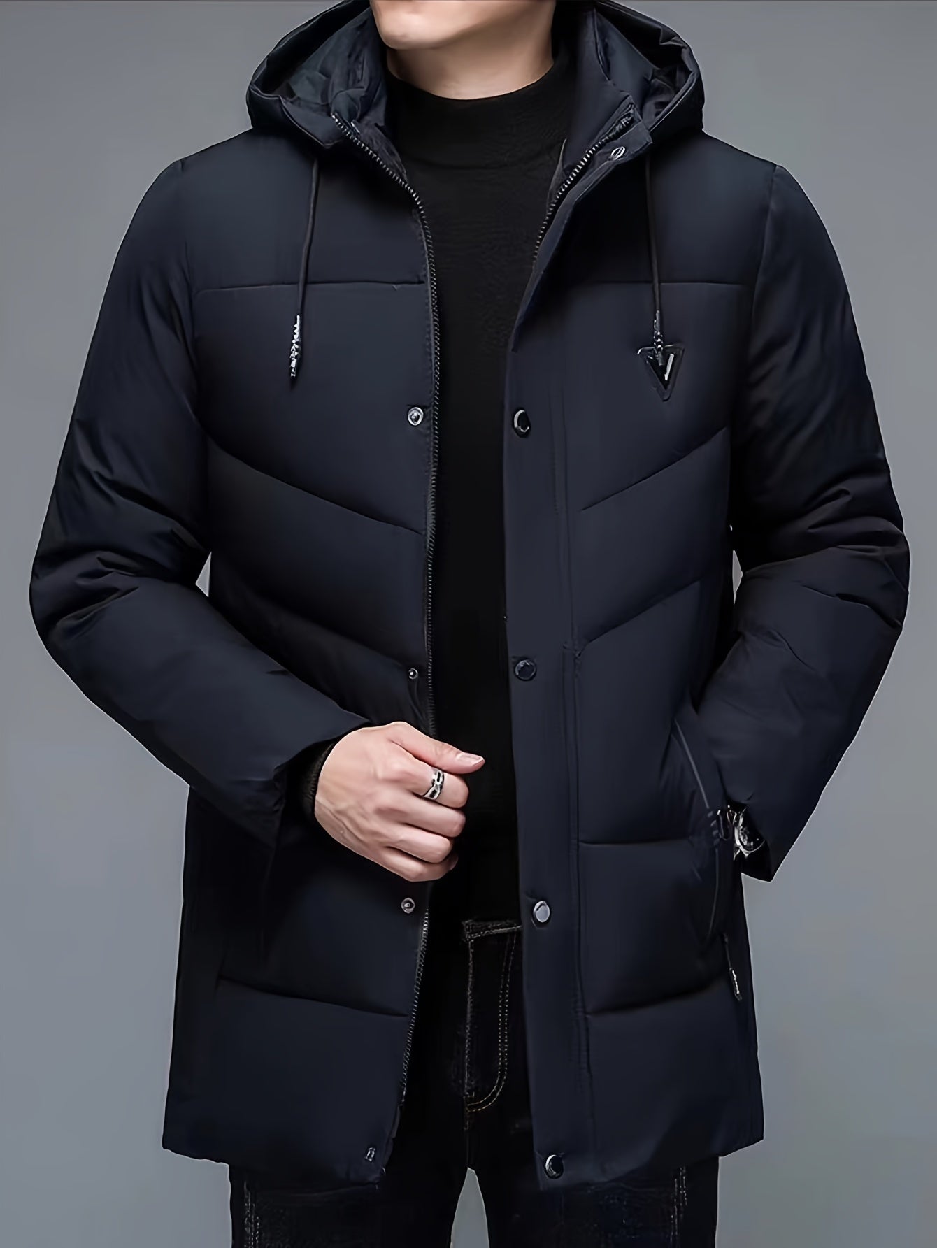 ModeGeist | Warme Pufferjacke mit Kapuze Polyester Stil und Schutz