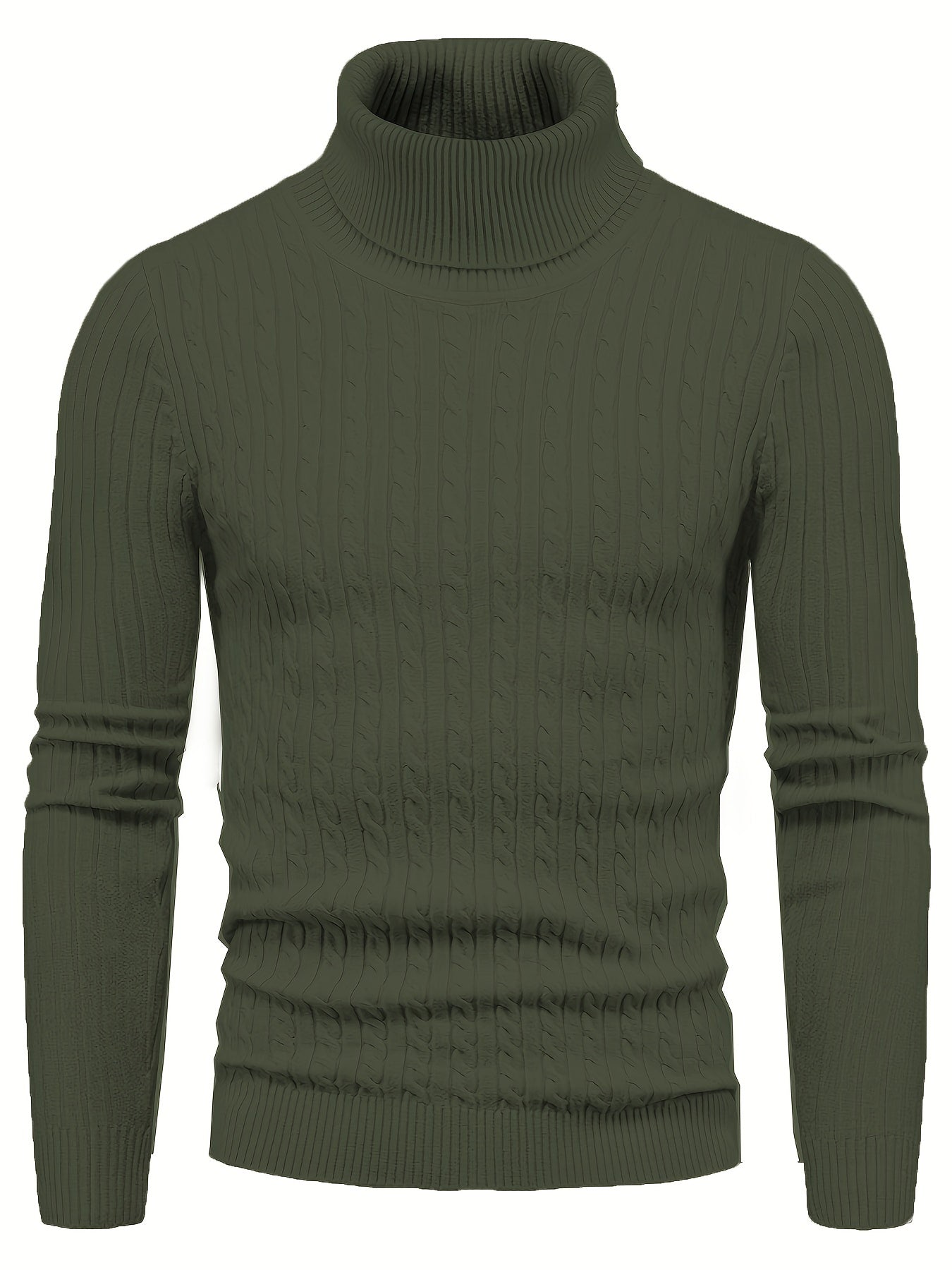 ModeGeist | Kabelstrick Rollkragenpullover Weich und Warm Perfekt für Herbst und Winter