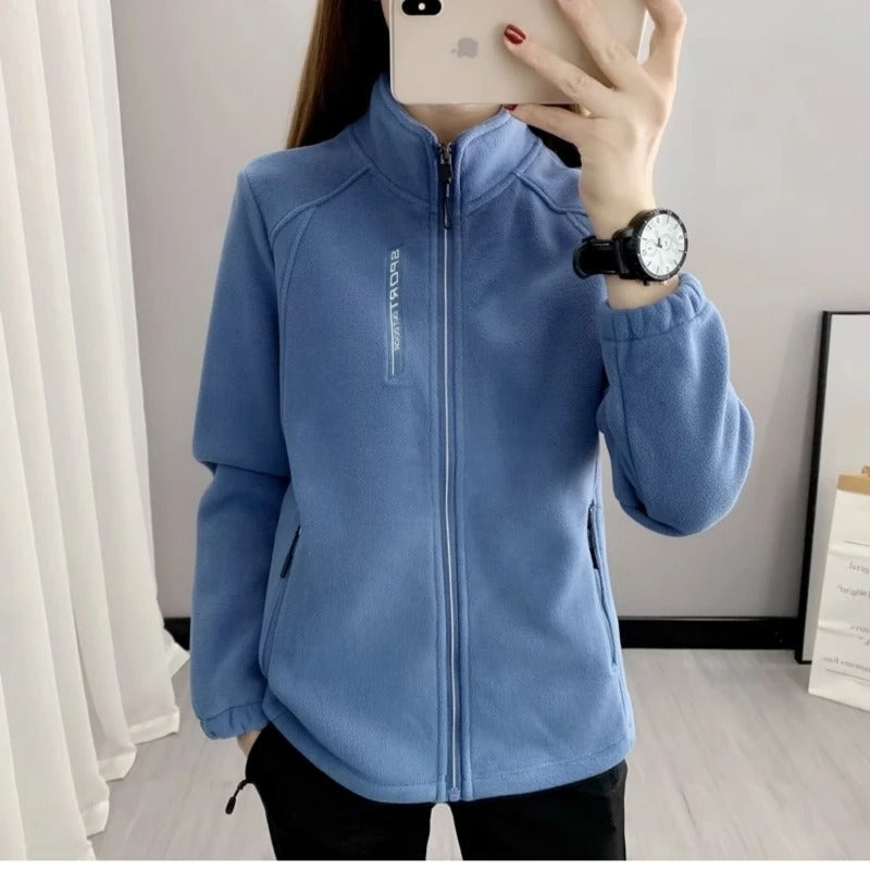 ModeGeist | Warme Winter Fleecejacke für Frauen