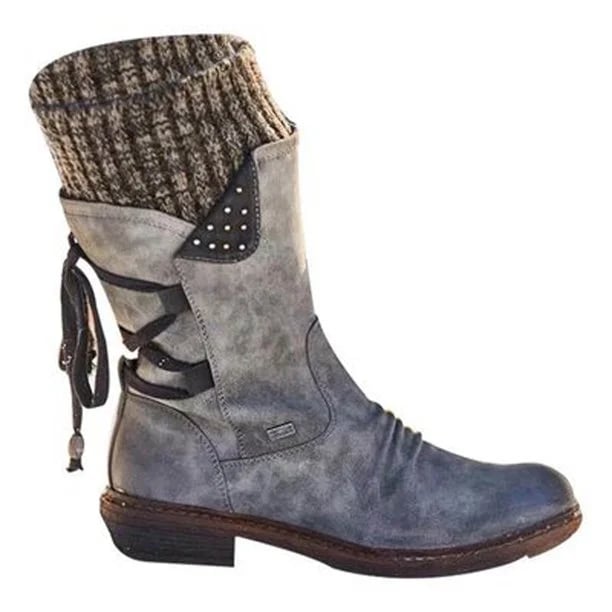 AMELIA Stiefel: Rutschfest, mittelhoher Schaft