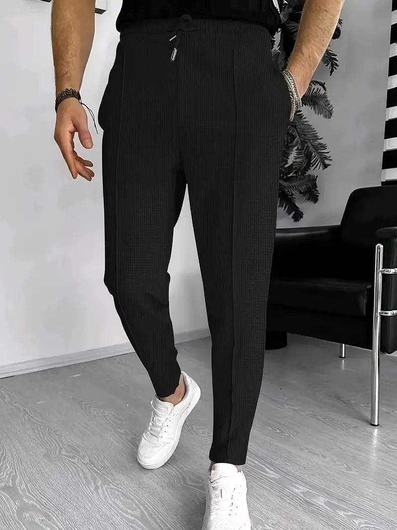 Herrenhose mit Waffelmuster - Marco