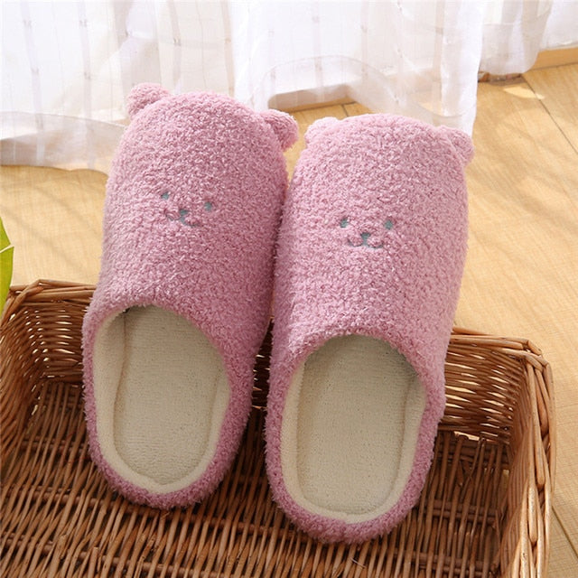 ModeGeist | Bequeme Damen Hausschuhe mit Tiermuster