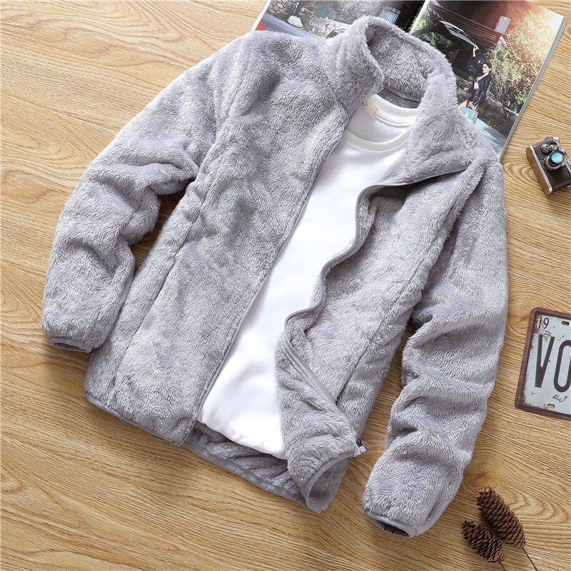 ModeGeist | Doppelseitige Fleece Jacke