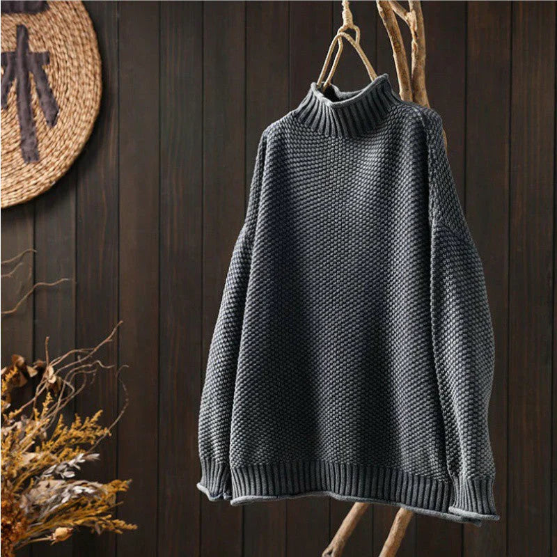 Gestrickter Susanne Pullover