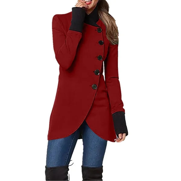 ModeGeist | Jacke mit Eckigem Knopfverschluss