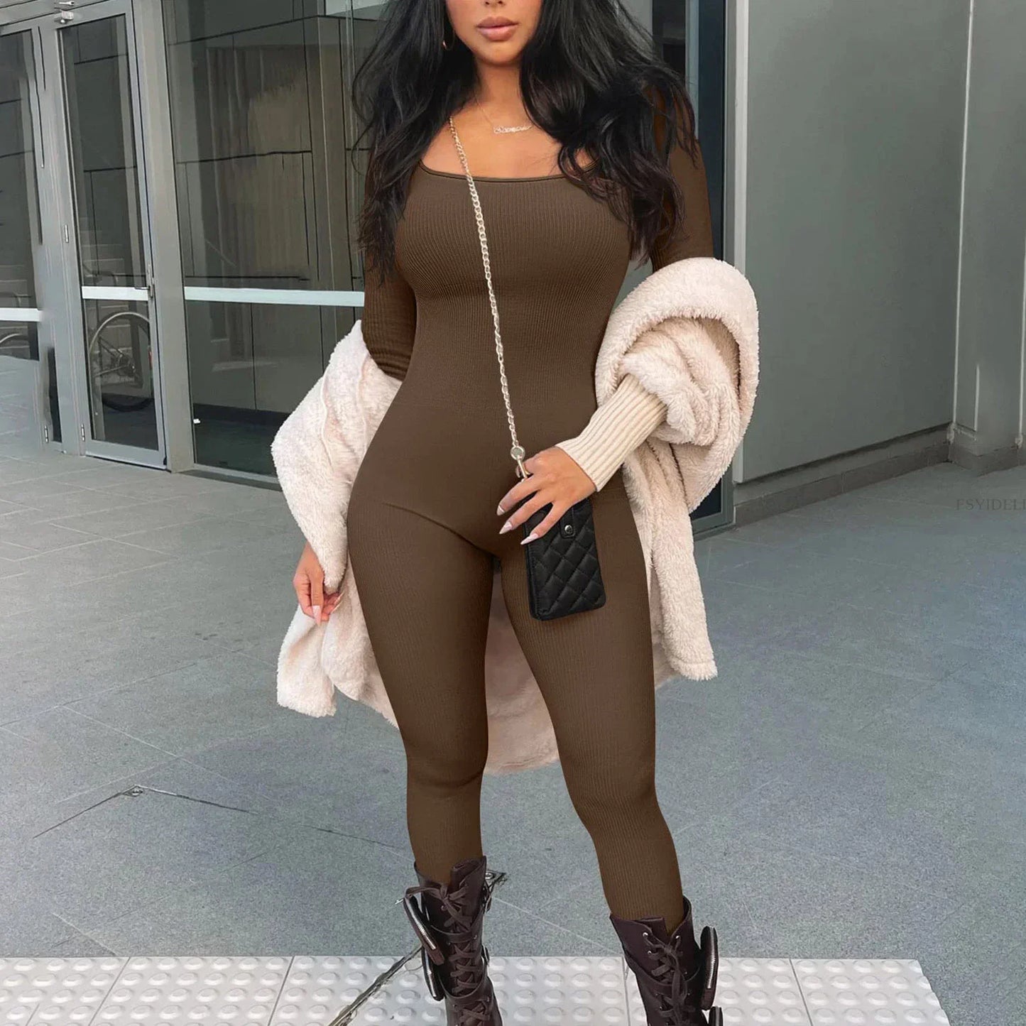 Karley: Stretch-Jumpsuit