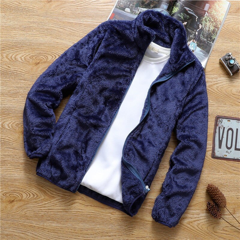 ModeGeist | Doppelseitige Fleece Jacke