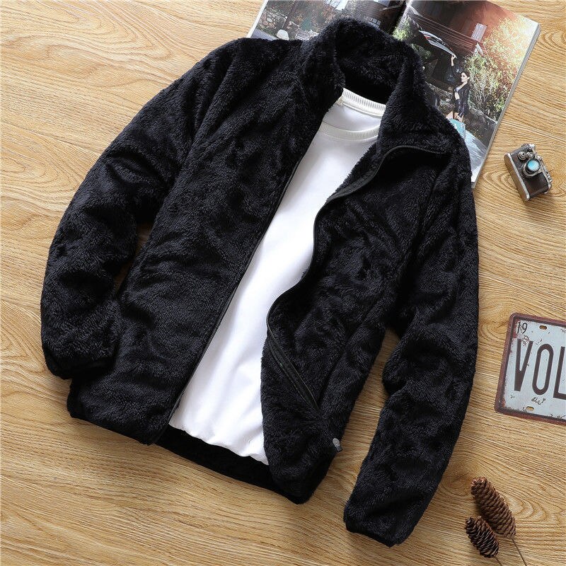 ModeGeist | Doppelseitige Fleece Jacke