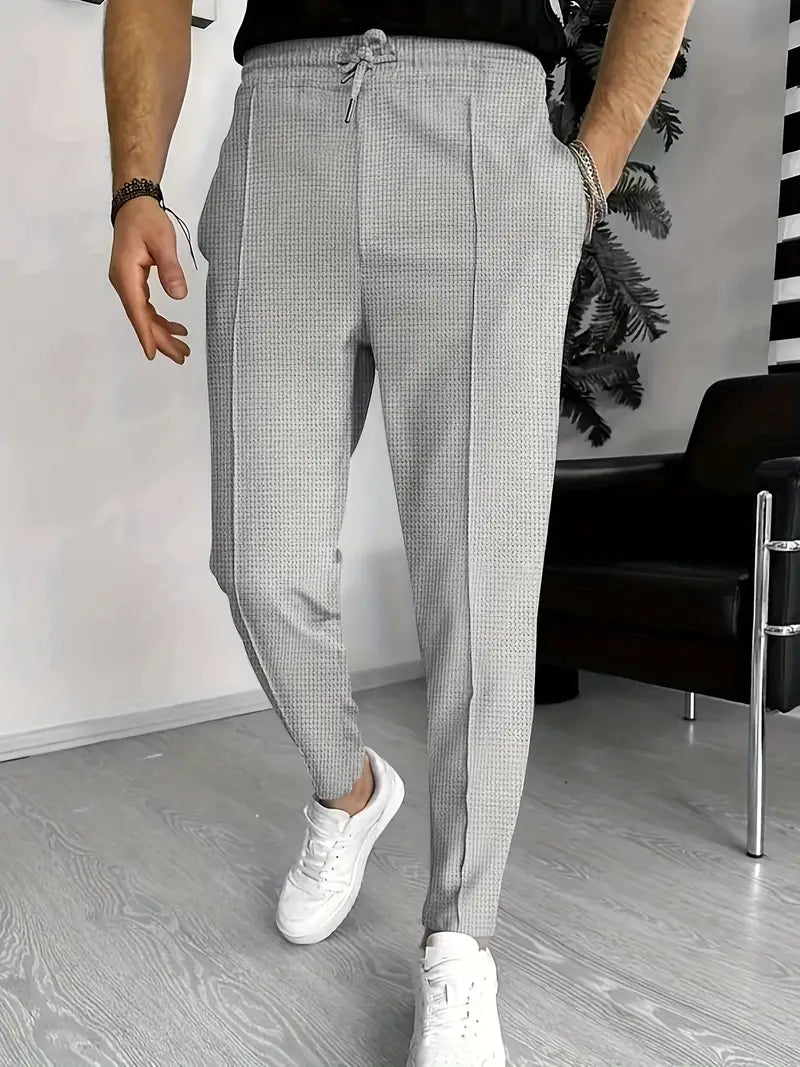 Herrenhose mit Waffelmuster - Marco