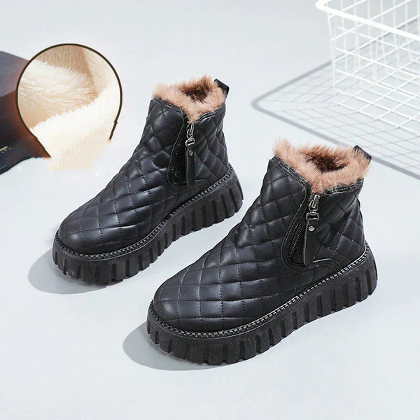 ModeGeist | Schneestiefel Baumwolle Rutschfest