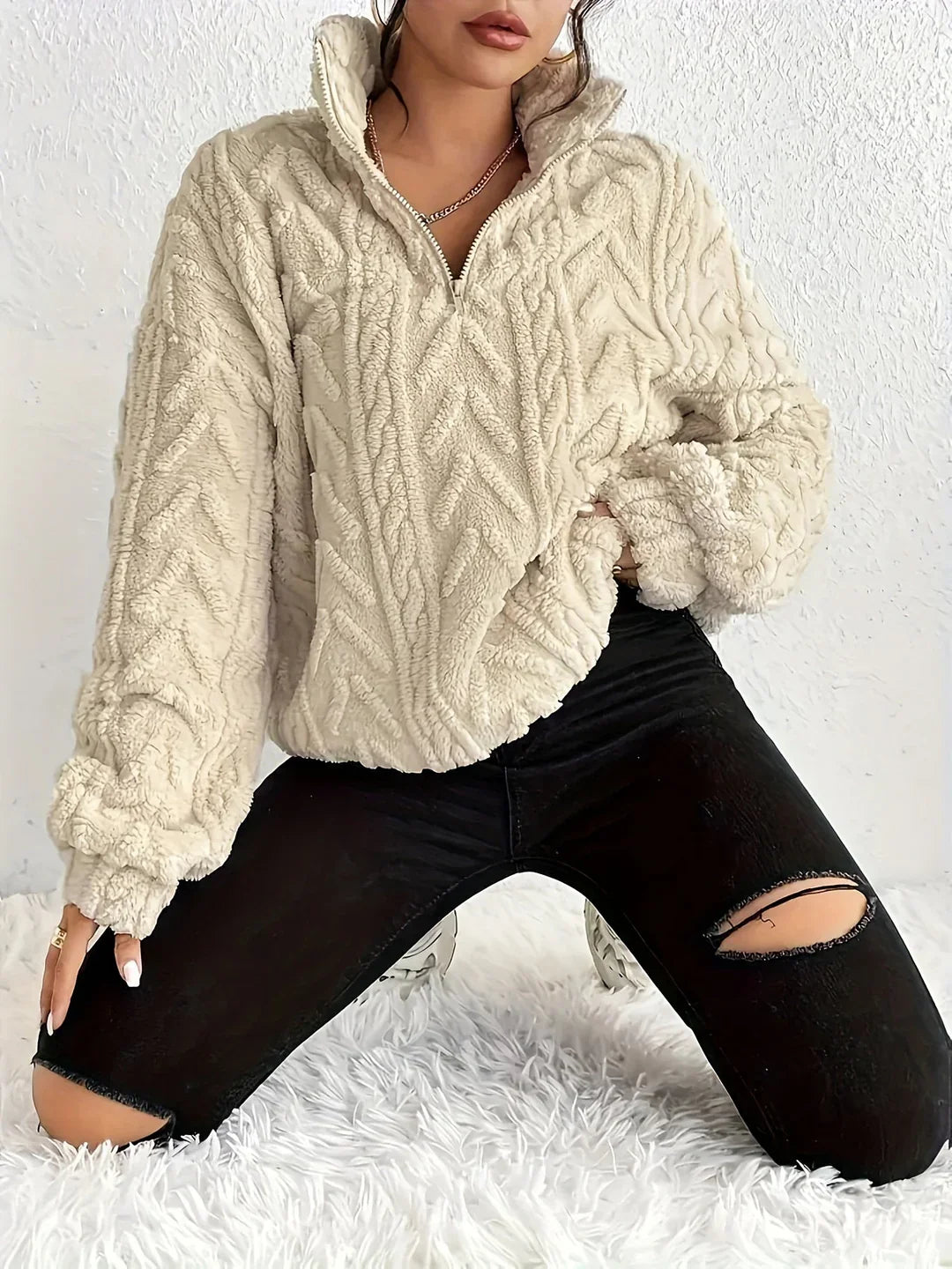 Pullover mit Reissverschluss von IRMA