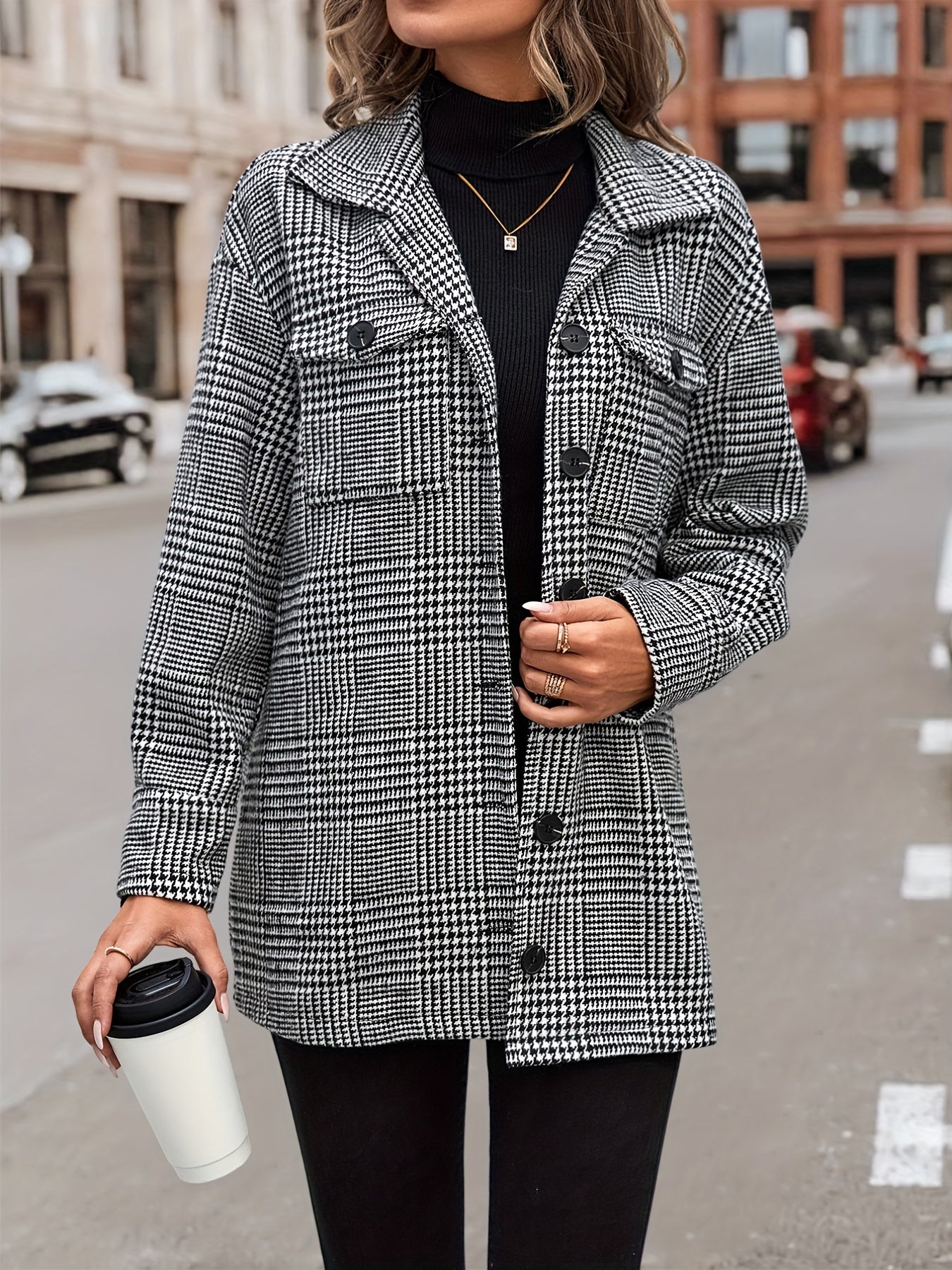 ModeGeist | Klappentaschen Einreiher Jacke