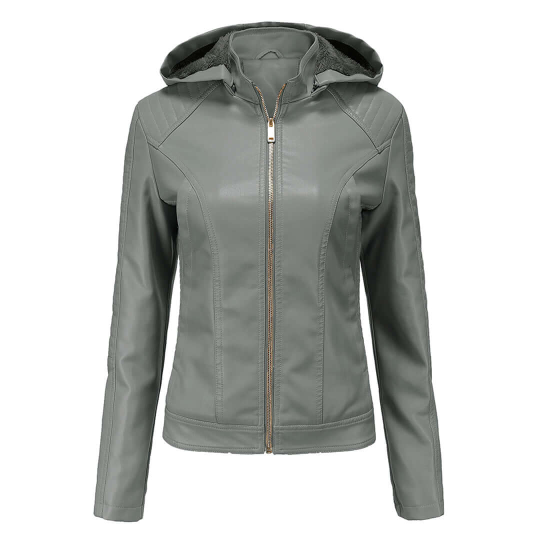 ModeGeist | Damen abnehmbare Kapuzenjacke