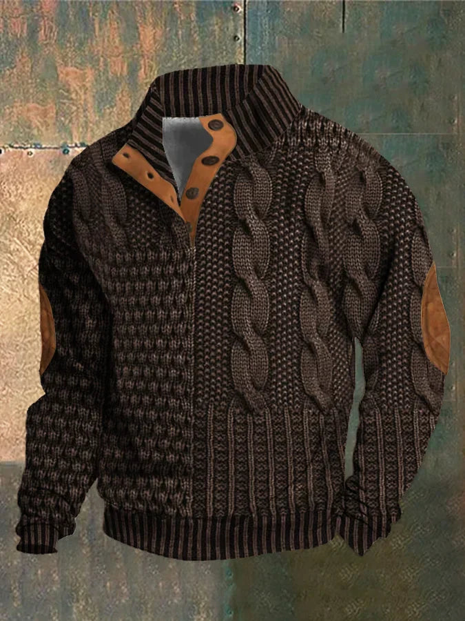 Herrenpullover Nilo: Modernes Strickdesign