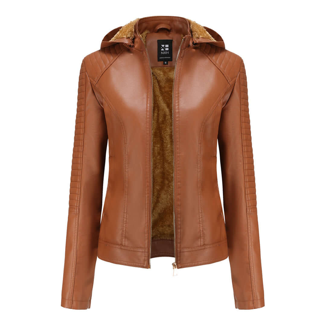 ModeGeist | Damen abnehmbare Kapuzenjacke