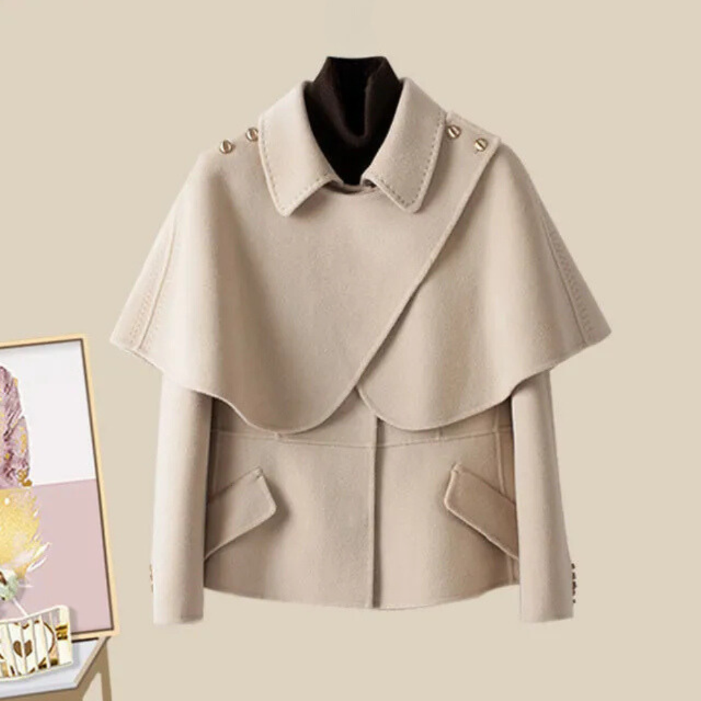 ModeGeist | Stilvolle Herbstkragenjacke für Damen