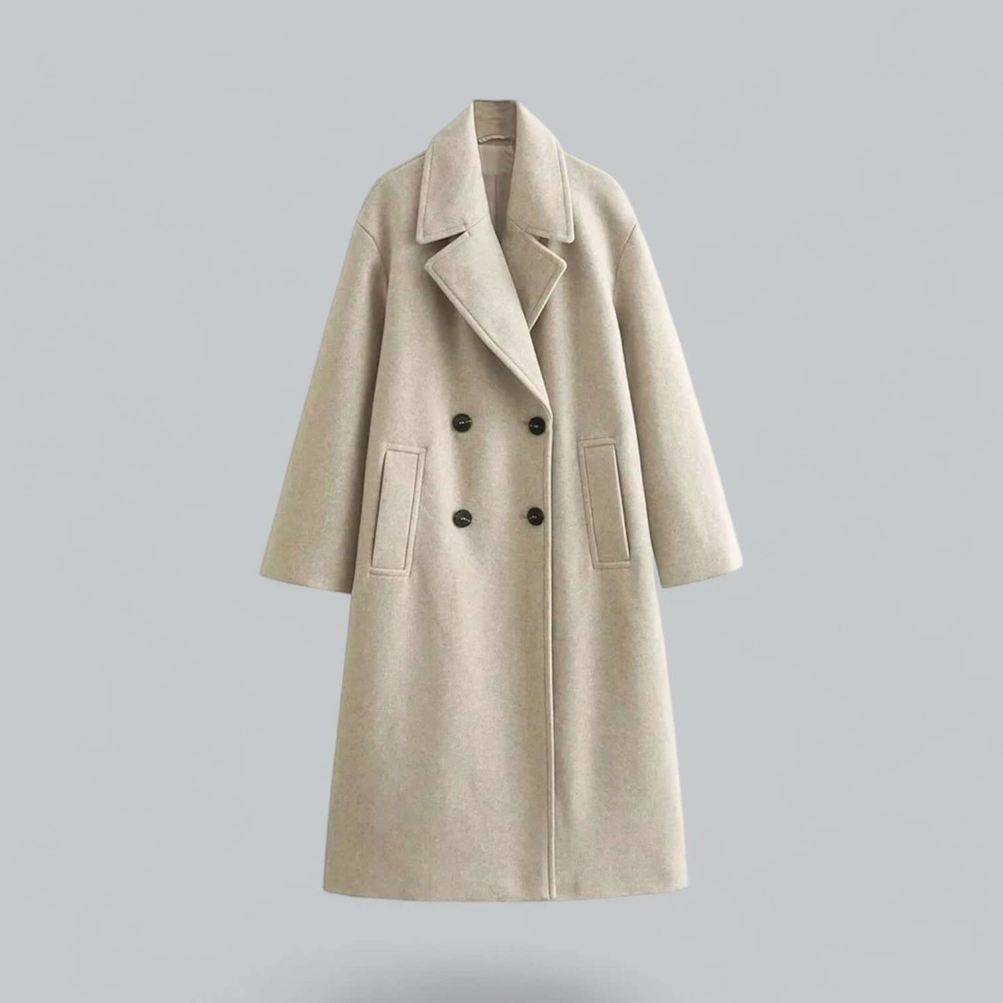 ModeGeist | Damen Oversized Knopfmantel