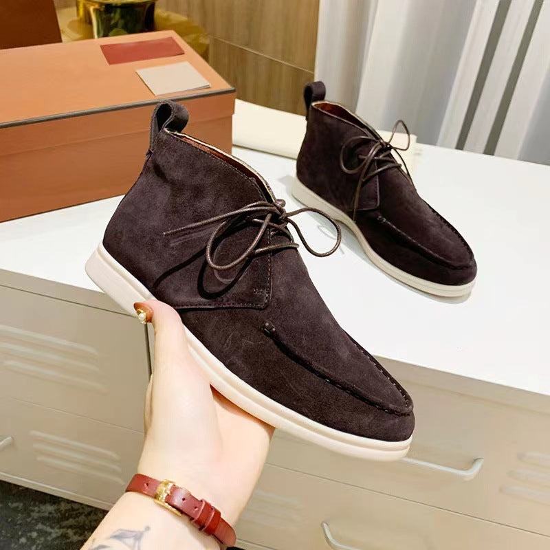 ModeGeist | Schnürflache Kurzstiefel
