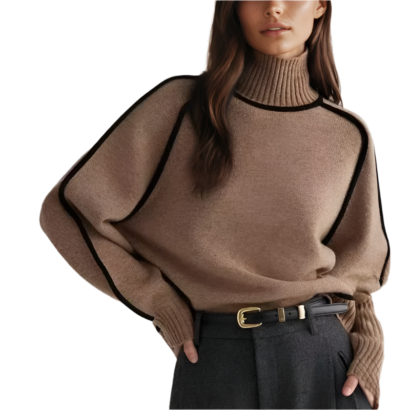 ModeGeist | Luxuriöser Weicher Rollkragenpullover für Damen