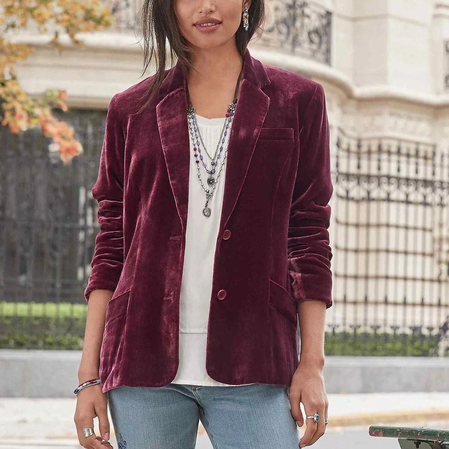 Samt Blazer Damenjacke - Swayze