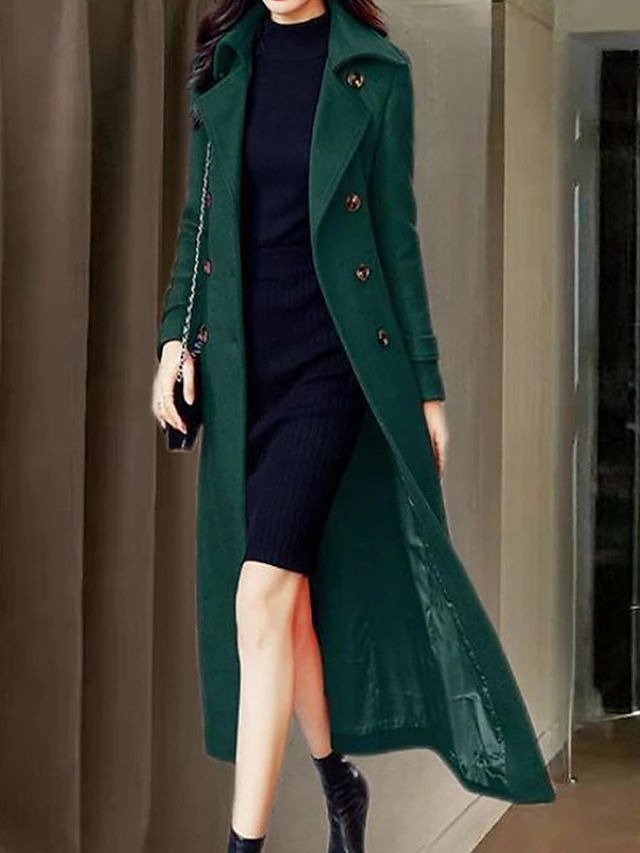 ModeGeist | Lange mit Gürtel für Frauen Ideal für Den Winter