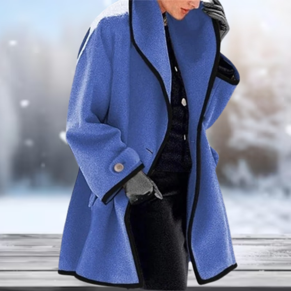 Retro Wollmantel für Damen – Carmel