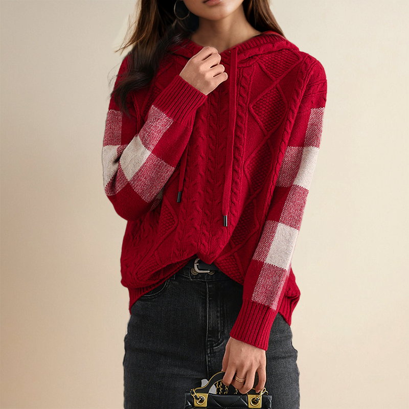 ModeGeist | Strickpullover mit Kabelmuster Weich und Warm Perfekt für Herbst und Winter