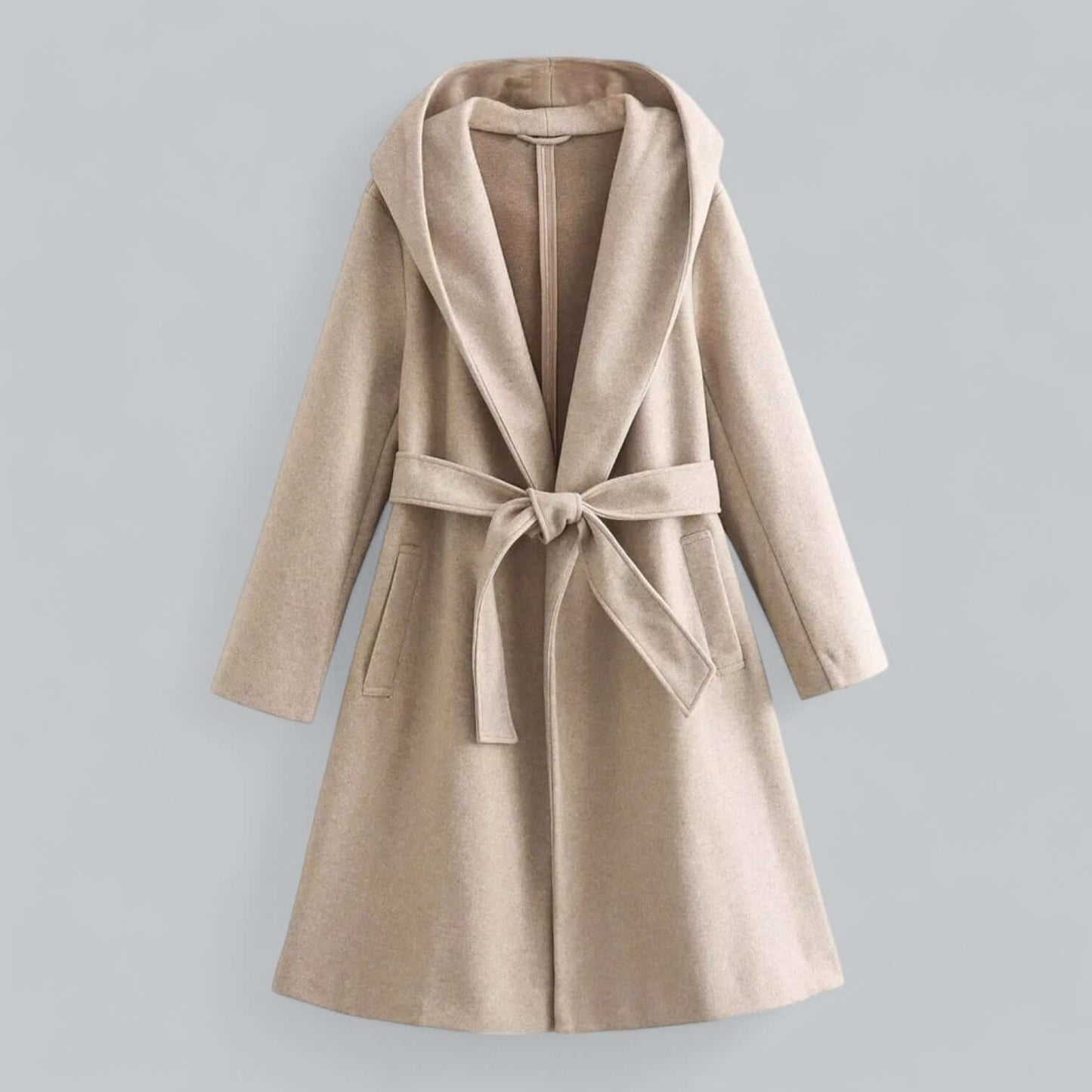 ModeGeist | Damen Kapuzen Lang Trenchcoat