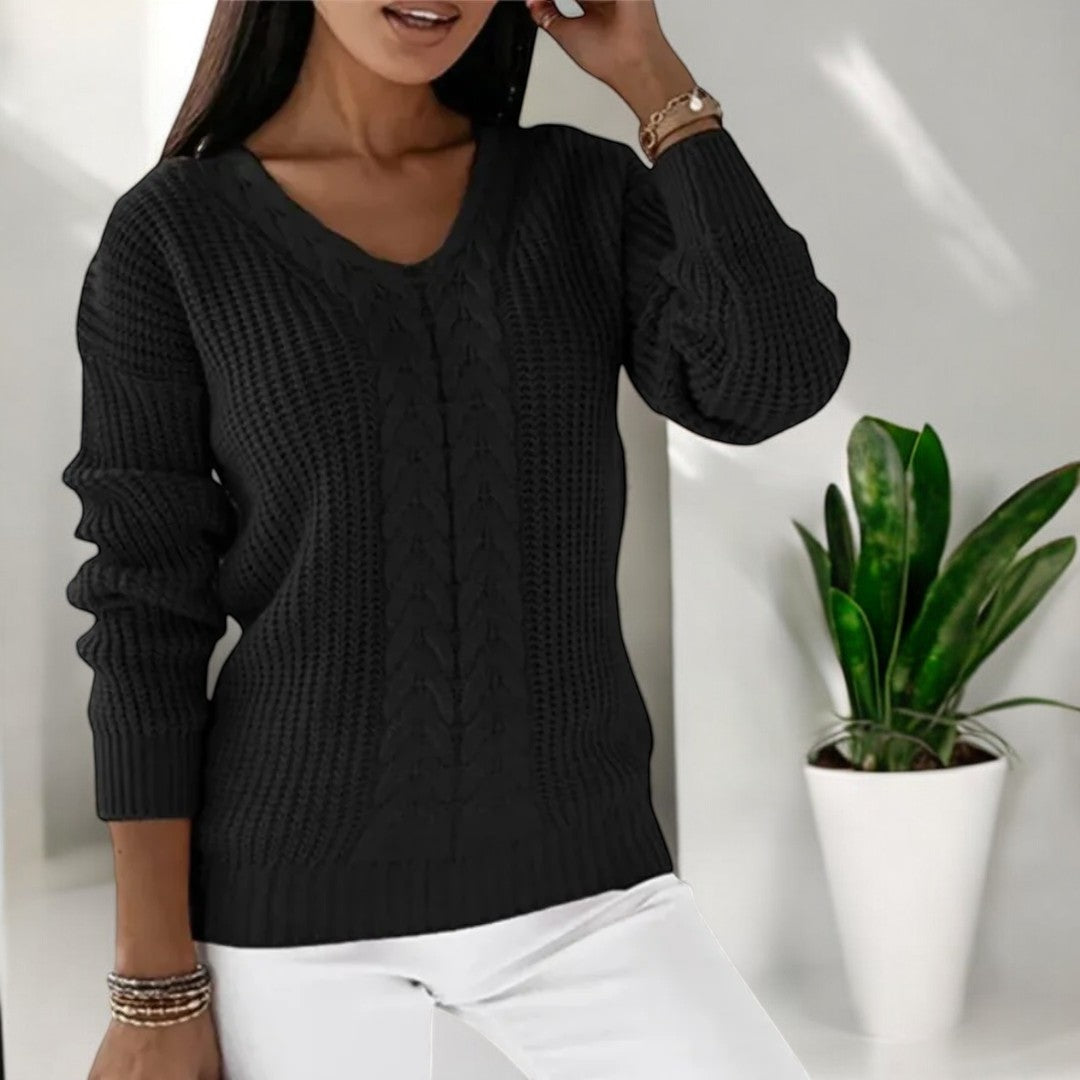 ModeGeist | skandinavischer Strickpullover für den Alltagsstil