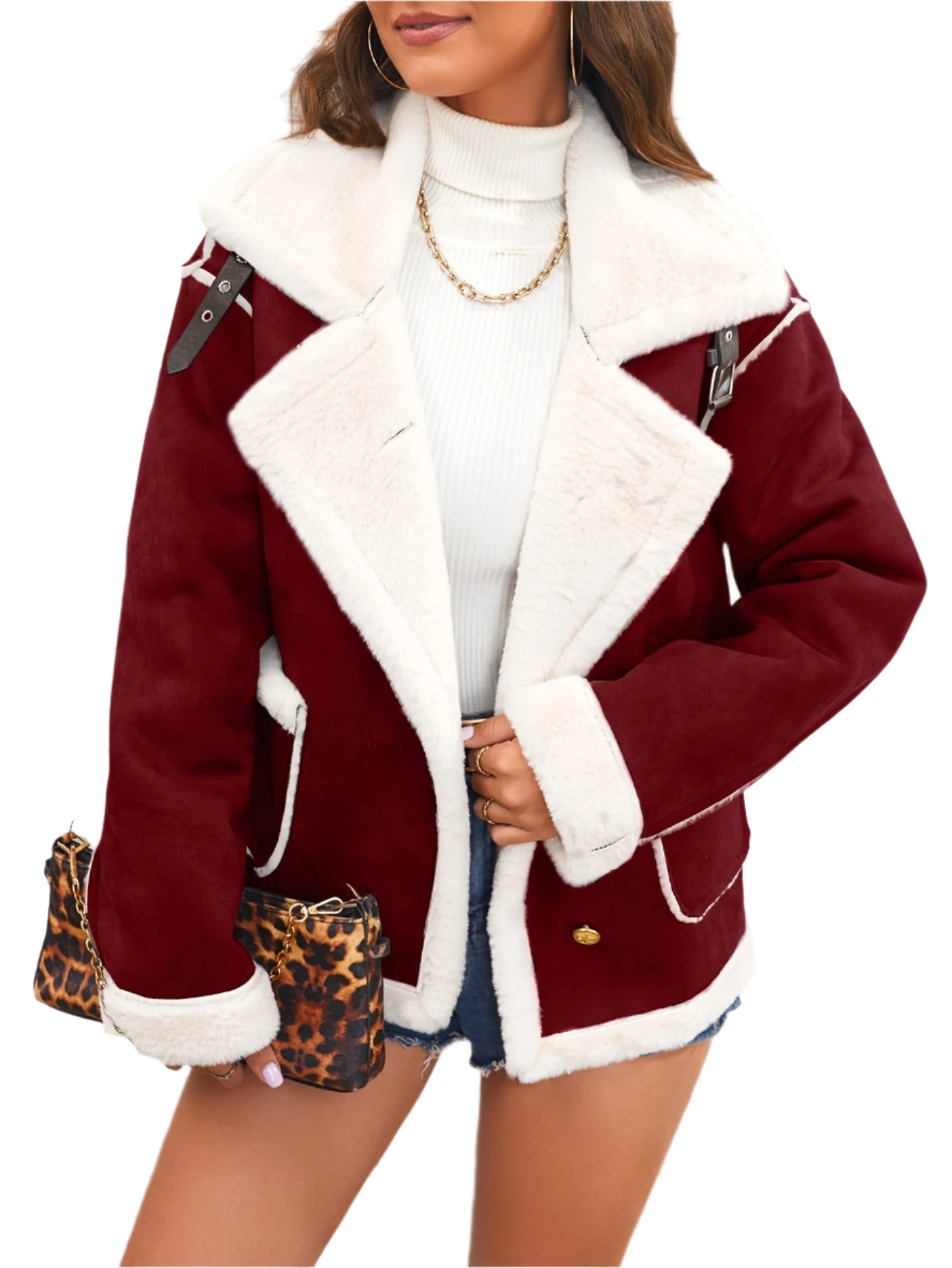 ModeGeist | Elegante Teddy Winterjacke für Damen