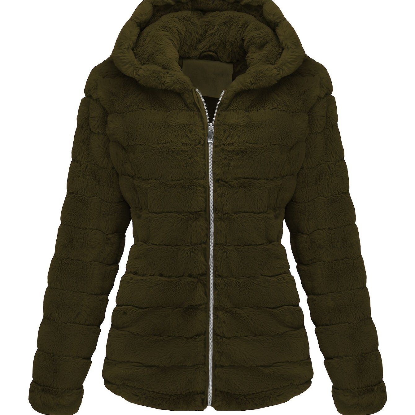 ModeGeist | Eleganter Teddy-Mantel In Einfarbig
