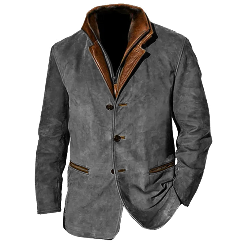 ModeGeist | Vintage Wildlederjacke für Herren