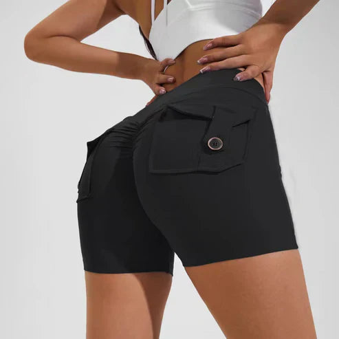 Louisa High-Waist Shorts with a Butt Lift Effect