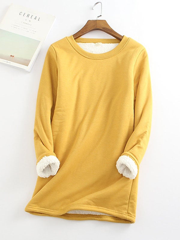 Belen: Sweatshirtt mit Fleecefutter