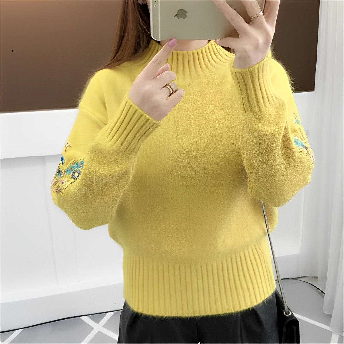 ModeGeist | Strickpullover mit Lässigem Stil