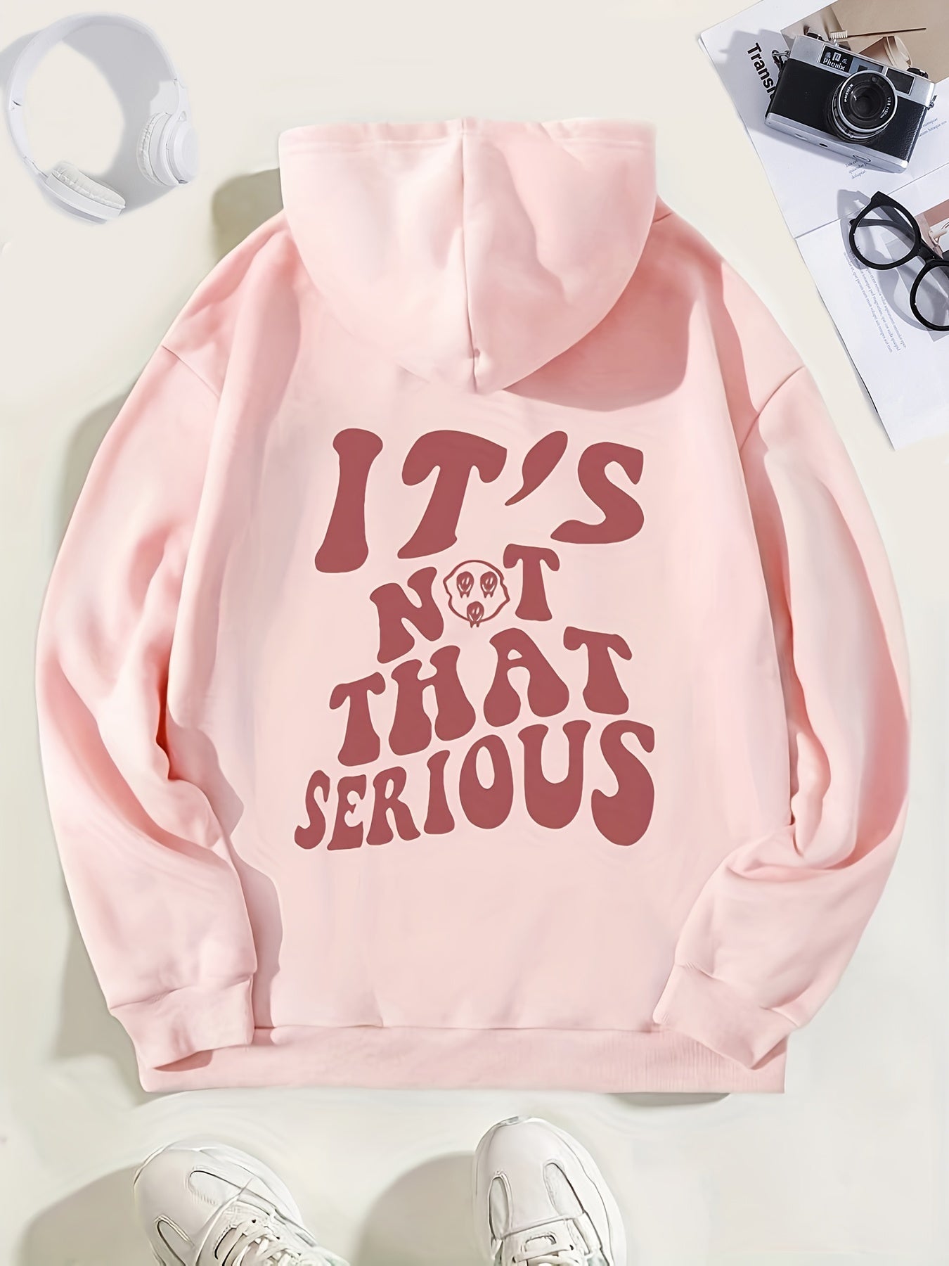 Fudus Kapuzenpullover mit aussagekräftigem Design